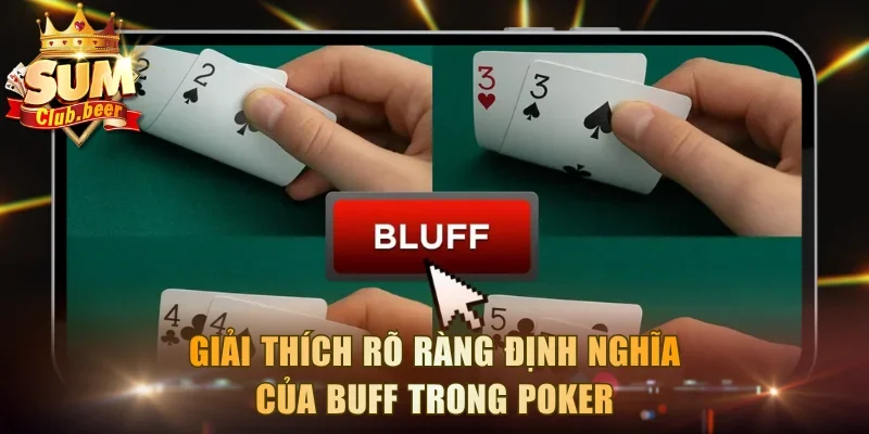 Bluff trong Poker là nghệ thuật đánh lừa đối thủ bằng tâm lý cược lớn