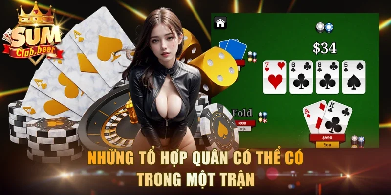 Những tổ hợp quân có thể có trong một trận